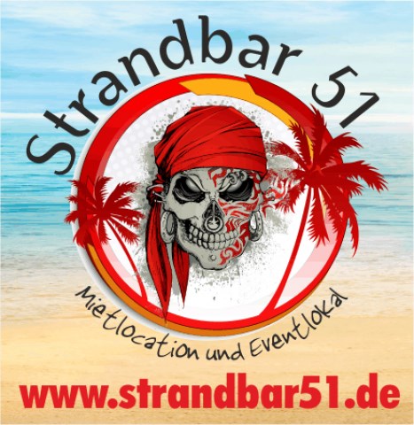 Strandbar 51 - Hochzeitsfeier mit Urlaubs-Feeling, Hochzeitslocation Winterbach, Logo