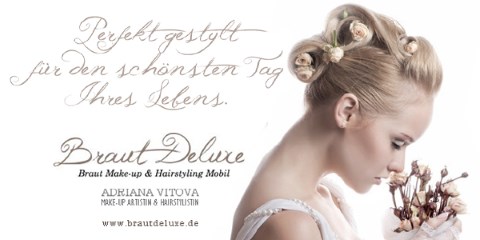 Braut Deluxe - Adriana Vitova, Brautstyling · Make-up Stuttgart, Logo