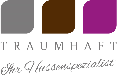 Traumhaft Verleihservice - Hussen & Tischwäsche, Brautstrauß · Deko · Hussen Stuttgart, Logo