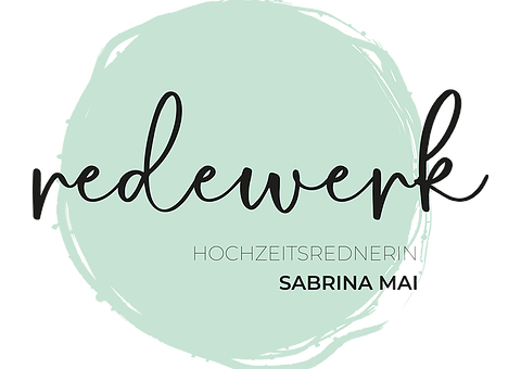 Redewerk - freie Hochzeitsrednerin Sabrina Mai, Trauredner · Theologen Mönsheim, Logo