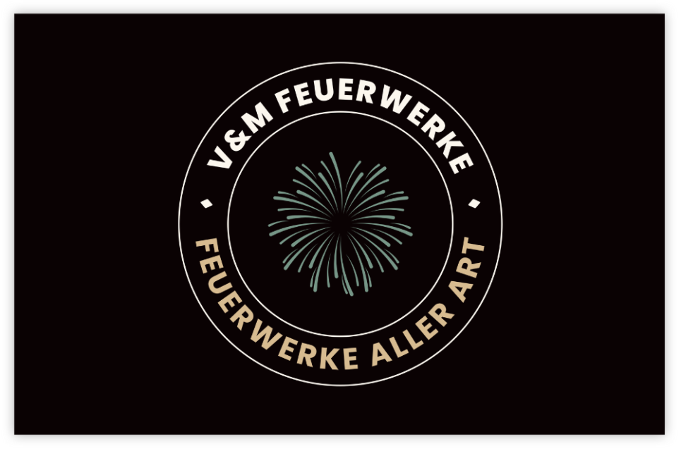 V&M Feuerwerke, Feuerwerk · Lasershow Weil im Schönbuch, Logo
