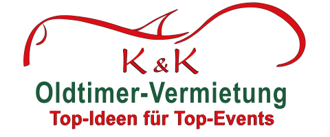 K & K Oldtimer-Vermietung | Hochzeitsauto | Oldtimerbus | T1 Bulli, Hochzeitsauto · Kutsche Stuttgart, Logo