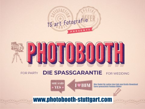 Photobooth-Stuttgart.com - Fotobox mieten, Hochzeitsfotograf · Video Ludwigsburg, Logo