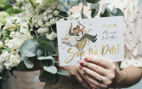 Save the Date Karten für eure Hochzeit - Ideen und Gestaltungstipps Bild 1